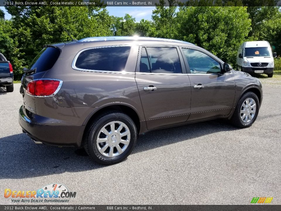 2012 Buick Enclave AWD Cocoa Metallic / Cashmere Photo #6