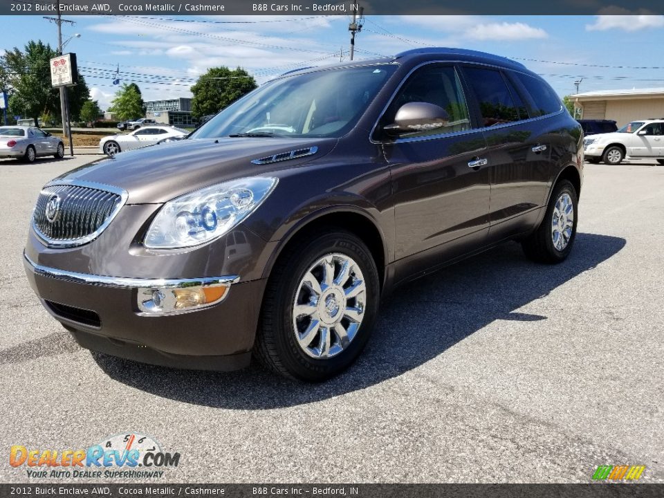 2012 Buick Enclave AWD Cocoa Metallic / Cashmere Photo #8