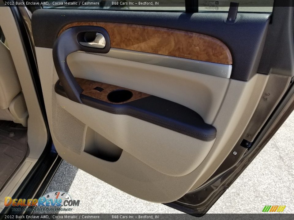 2012 Buick Enclave AWD Cocoa Metallic / Cashmere Photo #11