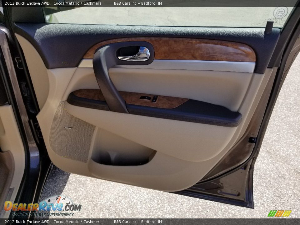 2012 Buick Enclave AWD Cocoa Metallic / Cashmere Photo #16