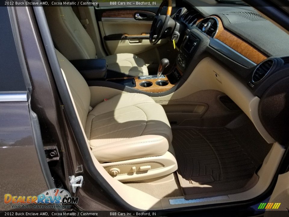 2012 Buick Enclave AWD Cocoa Metallic / Cashmere Photo #17