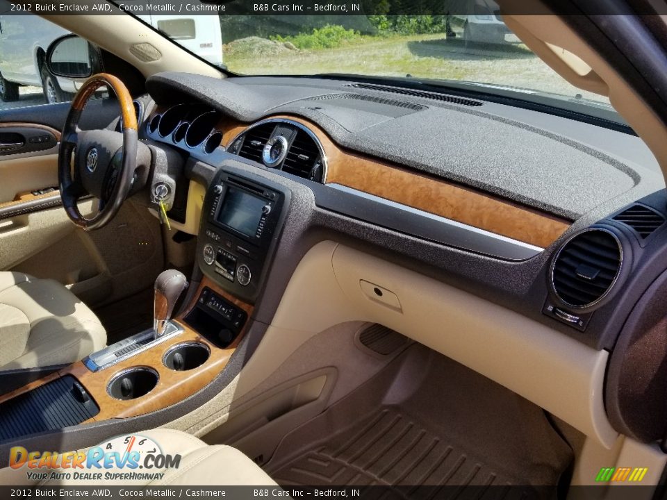 2012 Buick Enclave AWD Cocoa Metallic / Cashmere Photo #18