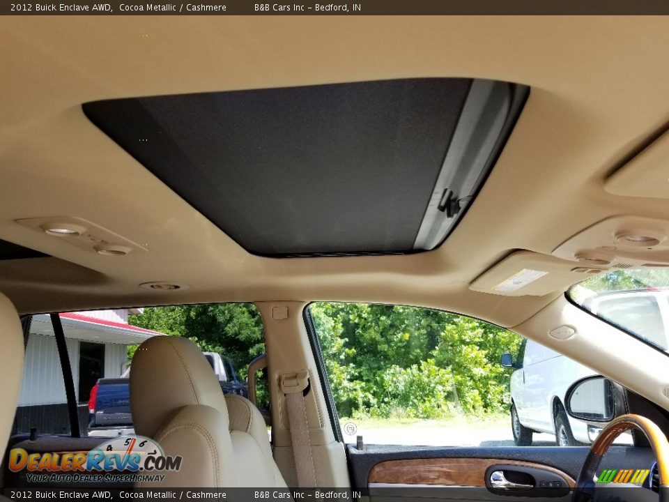 2012 Buick Enclave AWD Cocoa Metallic / Cashmere Photo #19