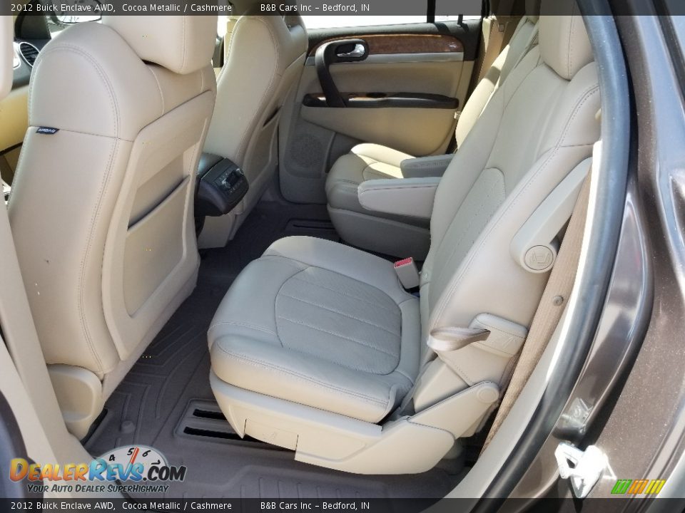 2012 Buick Enclave AWD Cocoa Metallic / Cashmere Photo #22