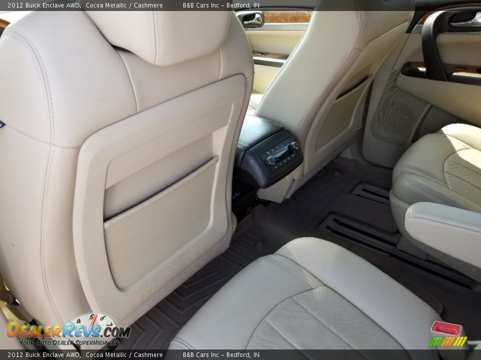 2012 Buick Enclave AWD Cocoa Metallic / Cashmere Photo #23