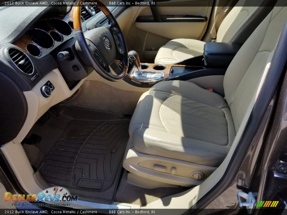 2012 Buick Enclave AWD Cocoa Metallic / Cashmere Photo #25