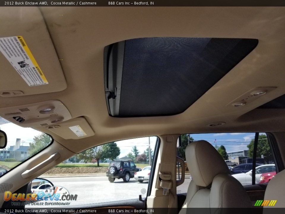 2012 Buick Enclave AWD Cocoa Metallic / Cashmere Photo #26