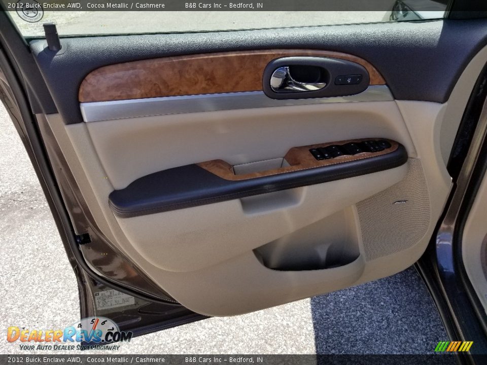 2012 Buick Enclave AWD Cocoa Metallic / Cashmere Photo #27
