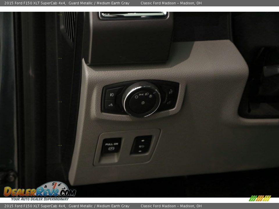 2015 Ford F150 XLT SuperCab 4x4 Guard Metallic / Medium Earth Gray Photo #6