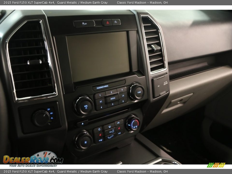 2015 Ford F150 XLT SuperCab 4x4 Guard Metallic / Medium Earth Gray Photo #8