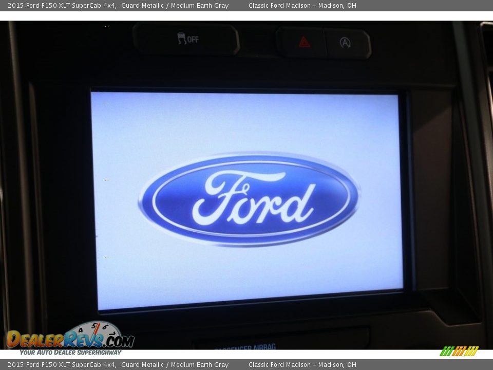 2015 Ford F150 XLT SuperCab 4x4 Guard Metallic / Medium Earth Gray Photo #10