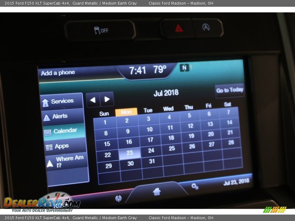 2015 Ford F150 XLT SuperCab 4x4 Guard Metallic / Medium Earth Gray Photo #15