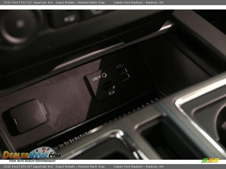 2015 Ford F150 XLT SuperCab 4x4 Guard Metallic / Medium Earth Gray Photo #18