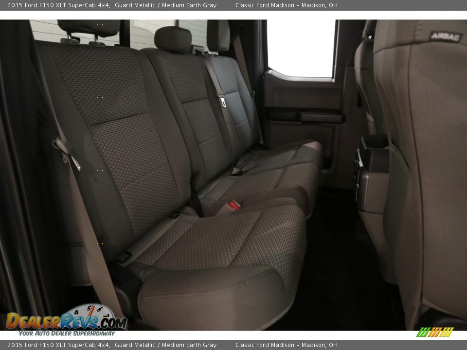 2015 Ford F150 XLT SuperCab 4x4 Guard Metallic / Medium Earth Gray Photo #20