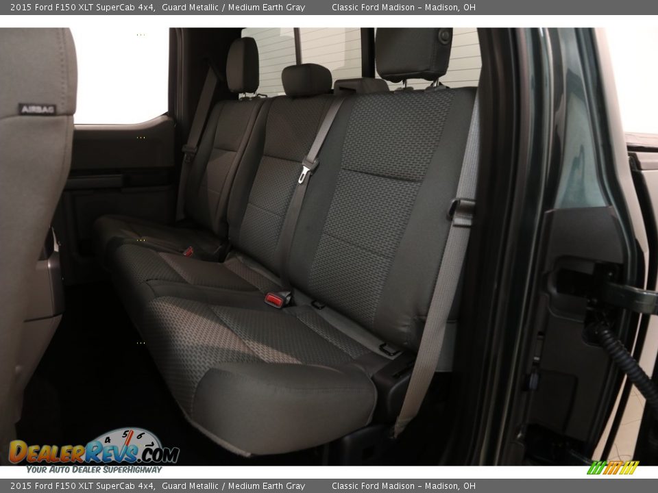 2015 Ford F150 XLT SuperCab 4x4 Guard Metallic / Medium Earth Gray Photo #21