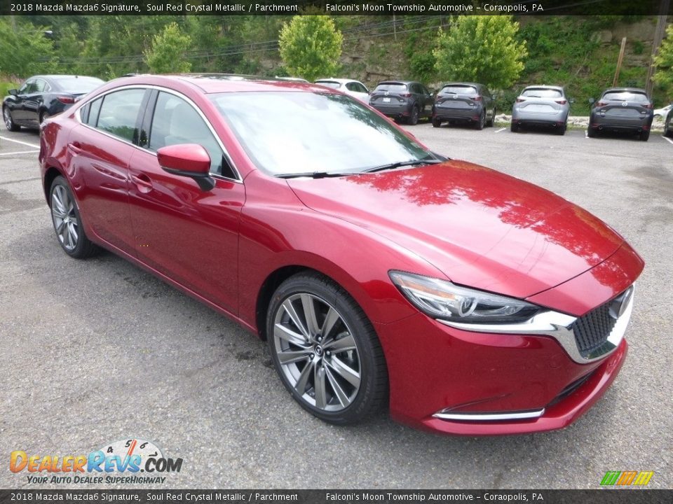 2018 Mazda Mazda6 Signature Soul Red Crystal Metallic / Parchment Photo #3
