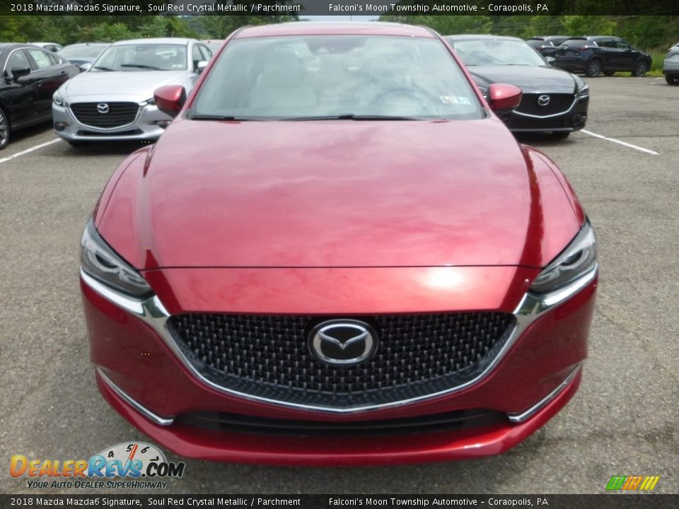 2018 Mazda Mazda6 Signature Soul Red Crystal Metallic / Parchment Photo #4