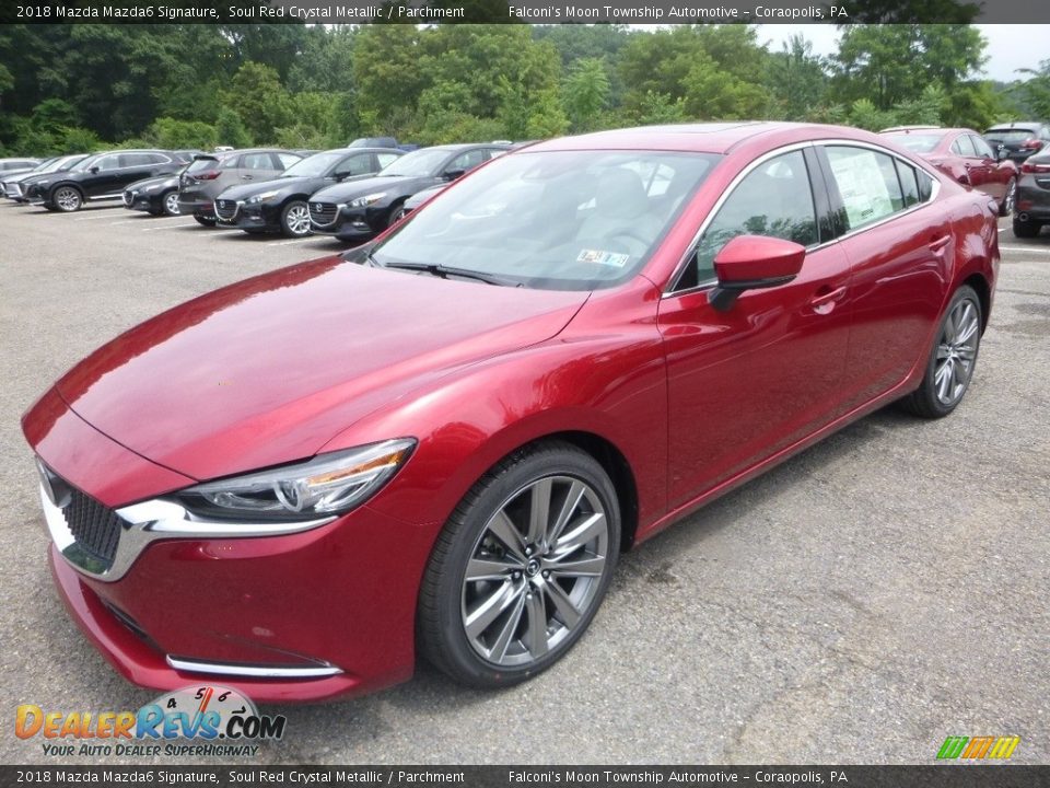2018 Mazda Mazda6 Signature Soul Red Crystal Metallic / Parchment Photo #5