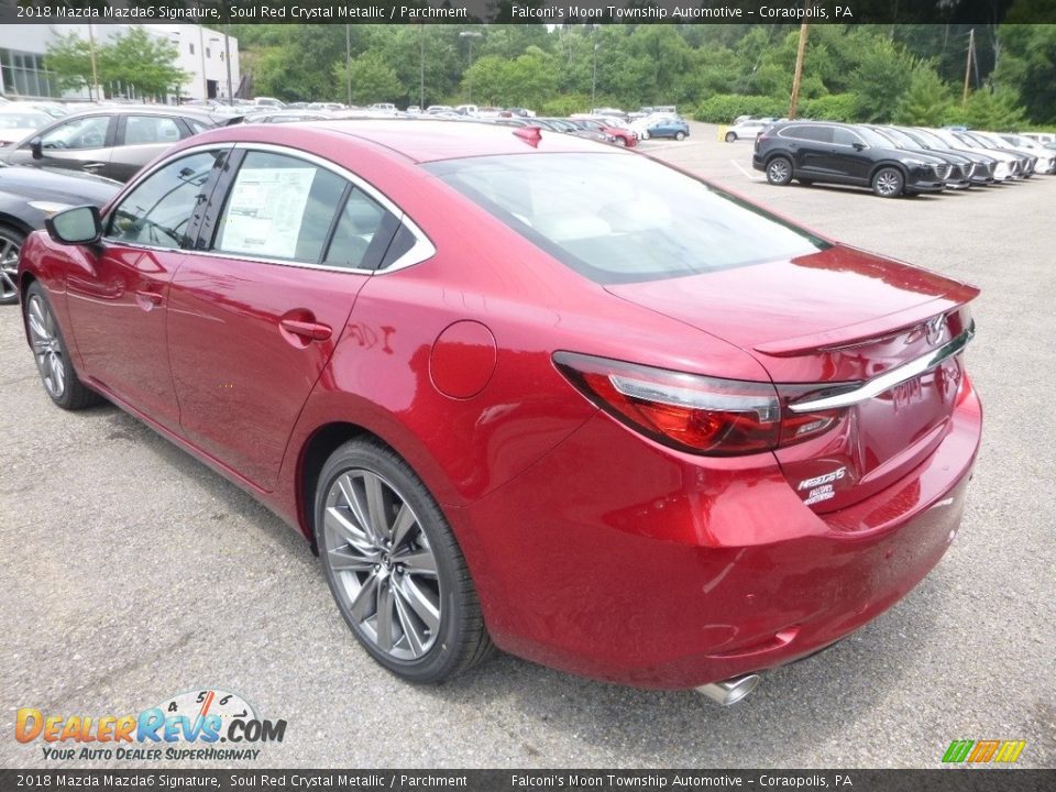 2018 Mazda Mazda6 Signature Soul Red Crystal Metallic / Parchment Photo #6