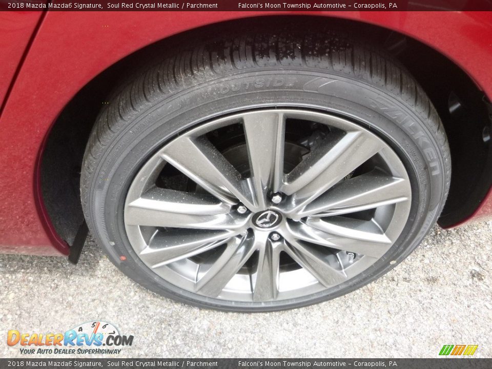 2018 Mazda Mazda6 Signature Soul Red Crystal Metallic / Parchment Photo #7