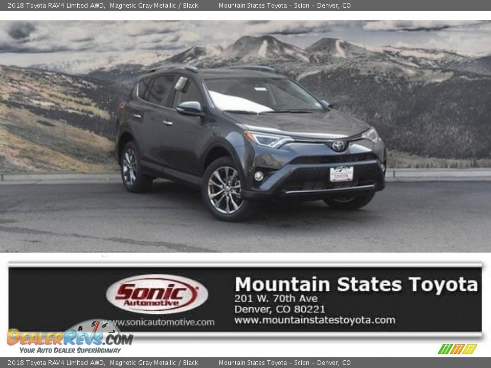 2018 Toyota RAV4 Limited AWD Magnetic Gray Metallic / Black Photo #1