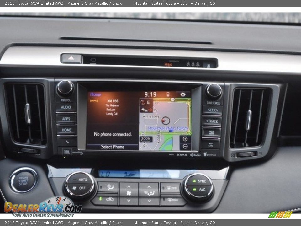 2018 Toyota RAV4 Limited AWD Magnetic Gray Metallic / Black Photo #10