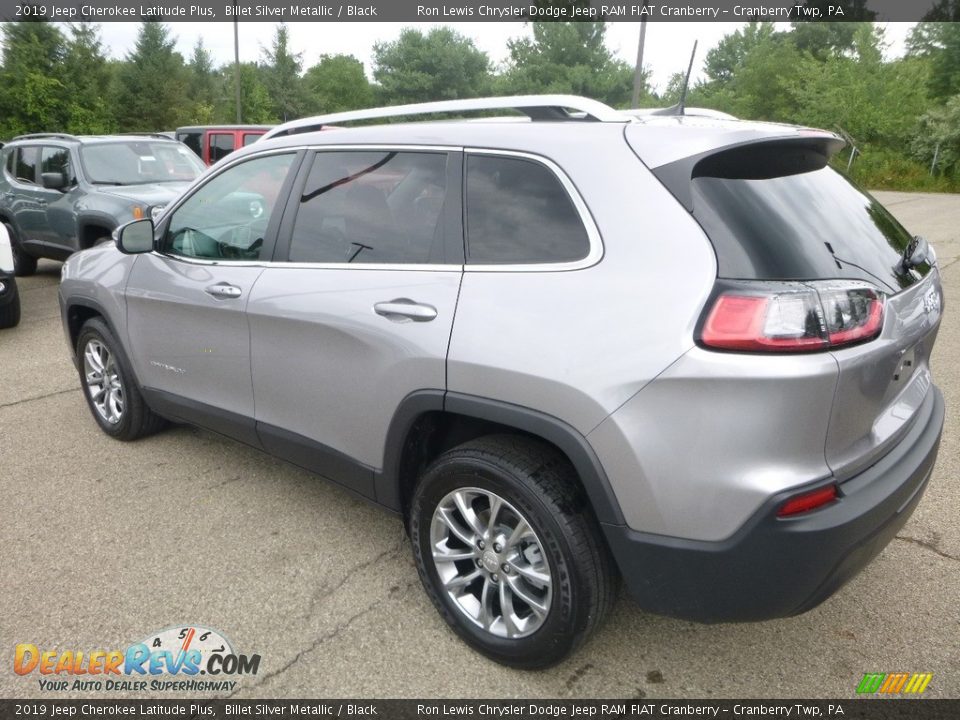 2019 Jeep Cherokee Latitude Plus Billet Silver Metallic / Black Photo #3