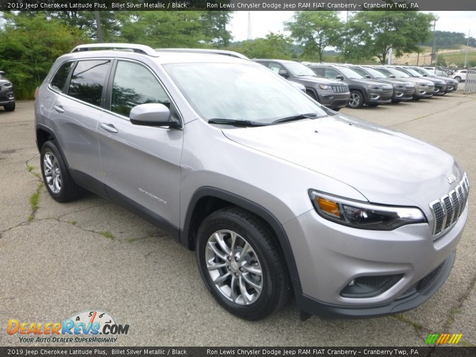 2019 Jeep Cherokee Latitude Plus Billet Silver Metallic / Black Photo #7