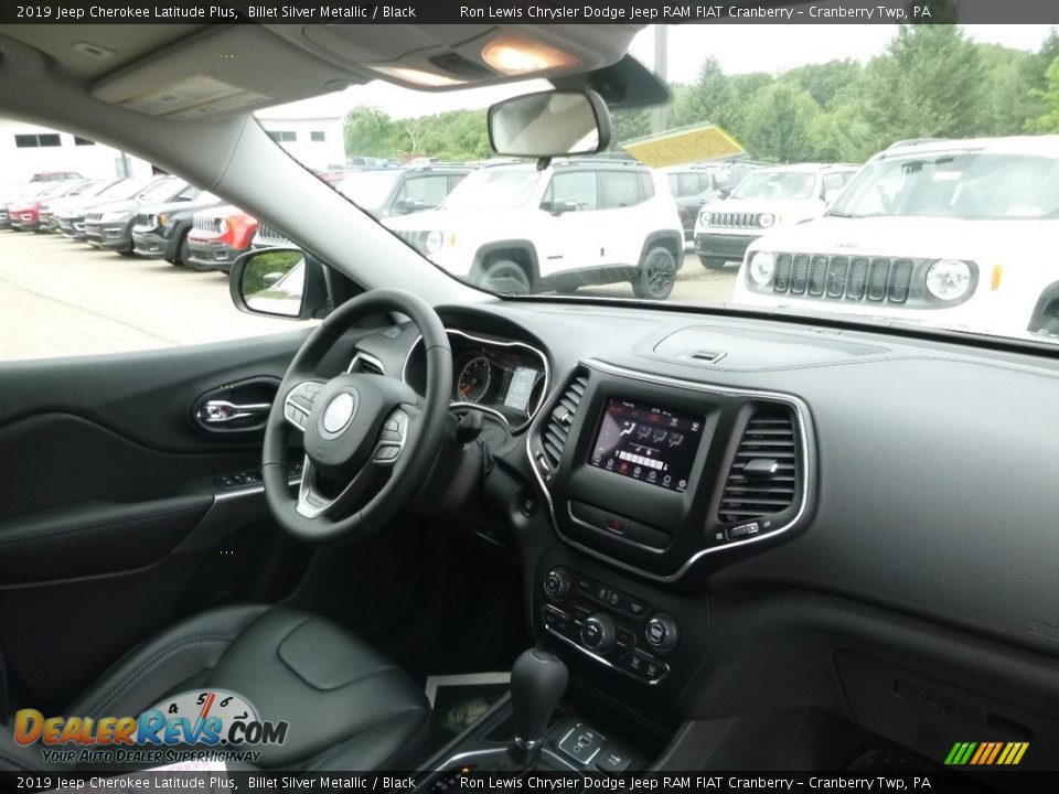 2019 Jeep Cherokee Latitude Plus Billet Silver Metallic / Black Photo #11