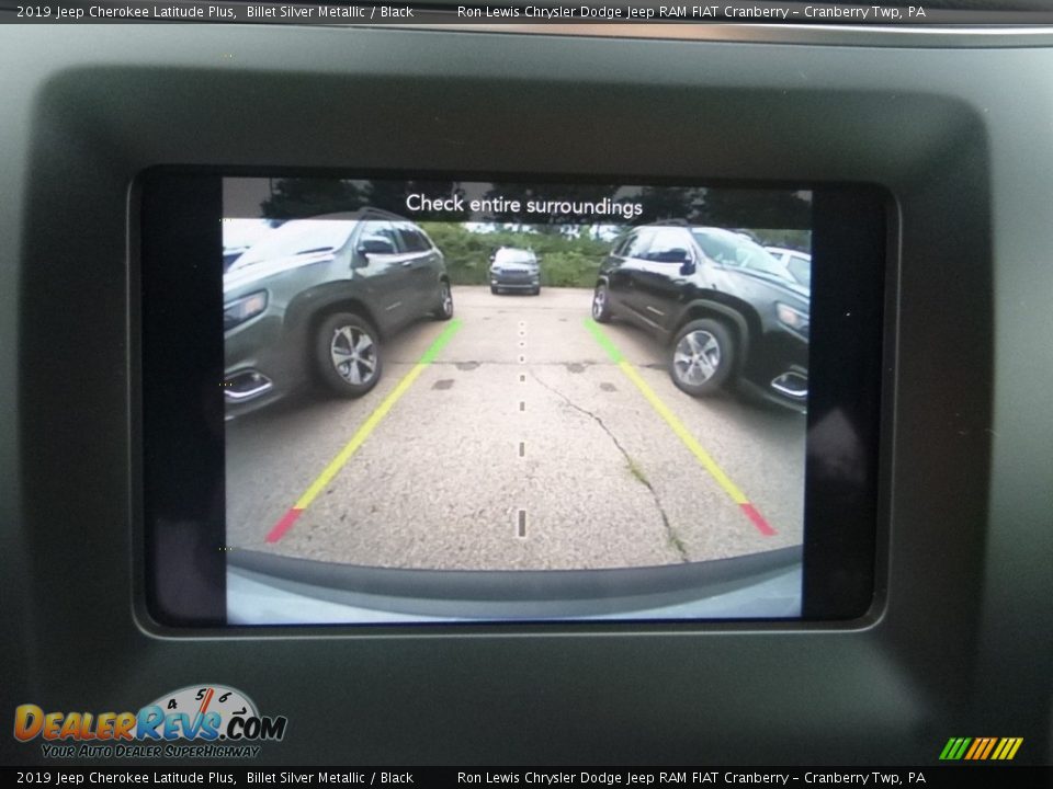 2019 Jeep Cherokee Latitude Plus Billet Silver Metallic / Black Photo #17