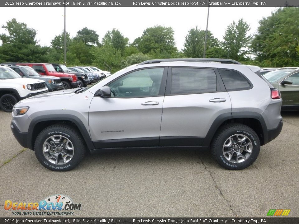 2019 Jeep Cherokee Trailhawk 4x4 Billet Silver Metallic / Black Photo #2