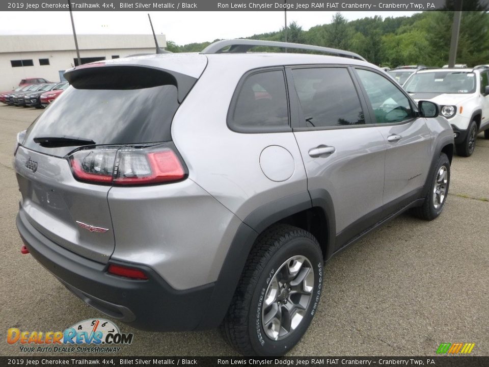 2019 Jeep Cherokee Trailhawk 4x4 Billet Silver Metallic / Black Photo #5