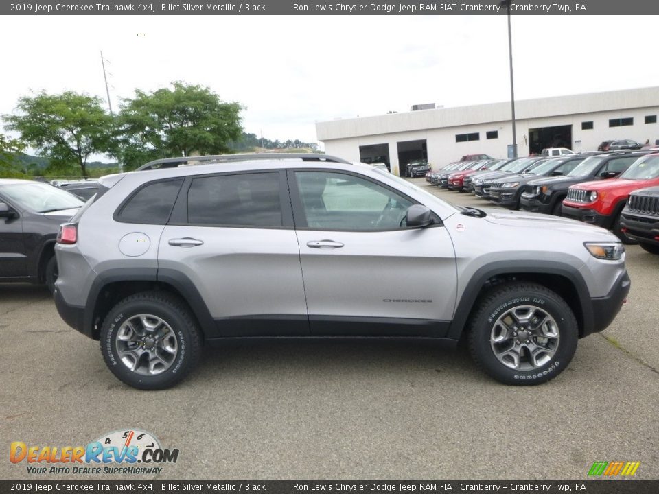 2019 Jeep Cherokee Trailhawk 4x4 Billet Silver Metallic / Black Photo #6