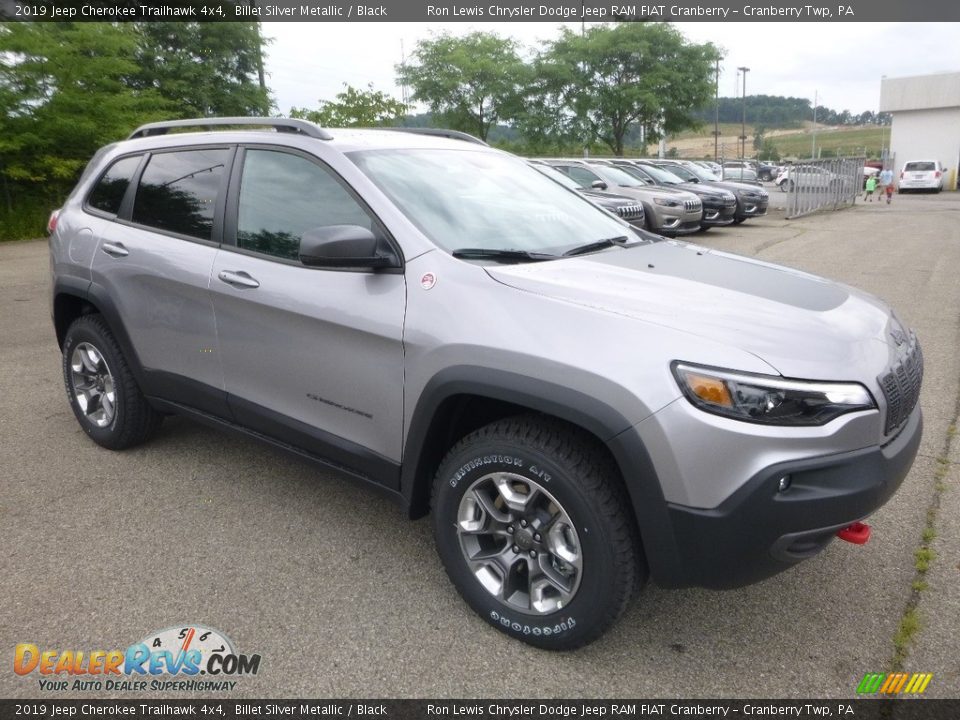 2019 Jeep Cherokee Trailhawk 4x4 Billet Silver Metallic / Black Photo #7