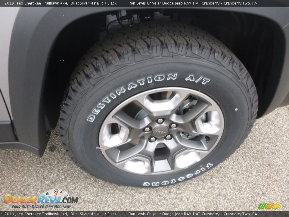 2019 Jeep Cherokee Trailhawk 4x4 Billet Silver Metallic / Black Photo #9