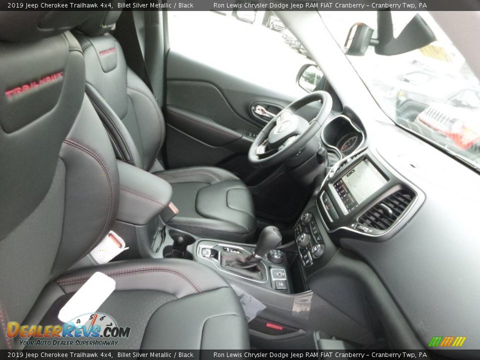 2019 Jeep Cherokee Trailhawk 4x4 Billet Silver Metallic / Black Photo #10