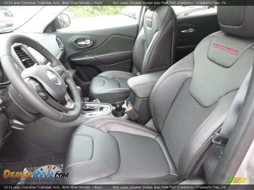 2019 Jeep Cherokee Trailhawk 4x4 Billet Silver Metallic / Black Photo #15