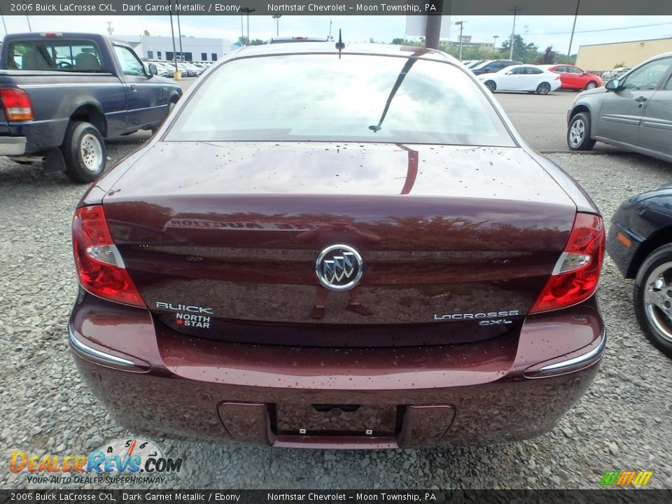 2006 Buick LaCrosse CXL Dark Garnet Metallic / Ebony Photo #3