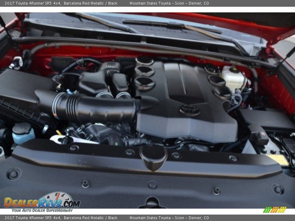 2017 Toyota 4Runner SR5 4x4 Barcelona Red Metallic / Black Photo #9