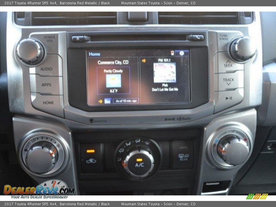 2017 Toyota 4Runner SR5 4x4 Barcelona Red Metallic / Black Photo #11
