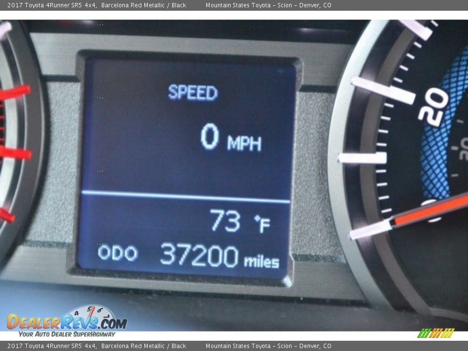 2017 Toyota 4Runner SR5 4x4 Barcelona Red Metallic / Black Photo #12