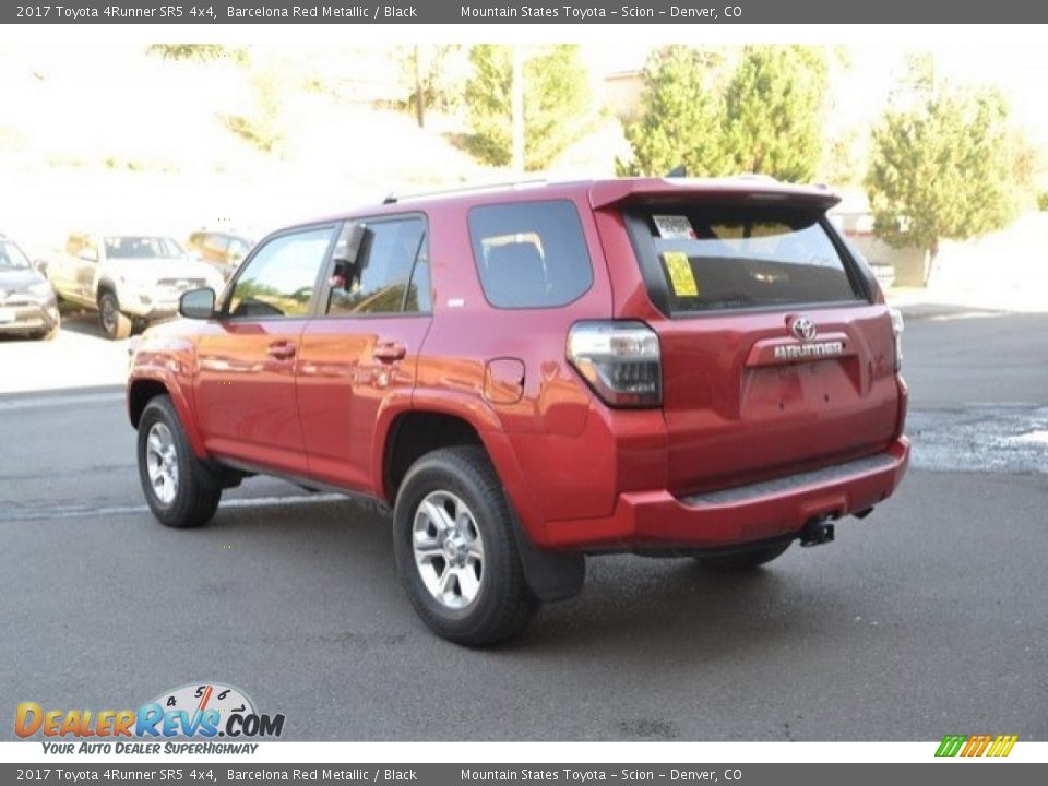 2017 Toyota 4Runner SR5 4x4 Barcelona Red Metallic / Black Photo #4