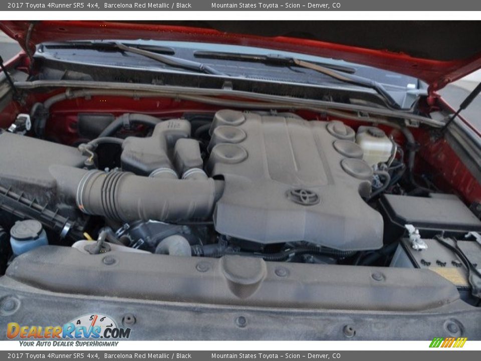 2017 Toyota 4Runner SR5 4x4 Barcelona Red Metallic / Black Photo #9
