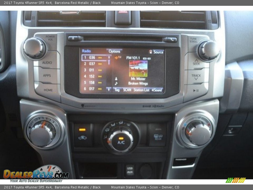 2017 Toyota 4Runner SR5 4x4 Barcelona Red Metallic / Black Photo #11