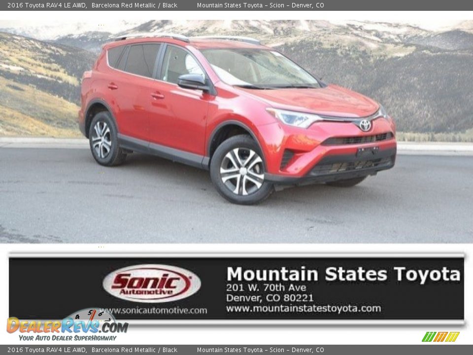 2016 Toyota RAV4 LE AWD Barcelona Red Metallic / Black Photo #1