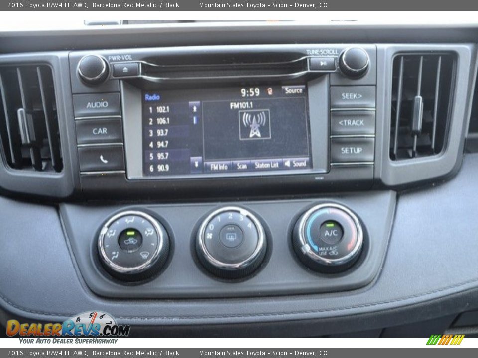 2016 Toyota RAV4 LE AWD Barcelona Red Metallic / Black Photo #11