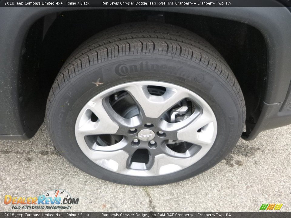 2018 Jeep Compass Limited 4x4 Rhino / Black Photo #9
