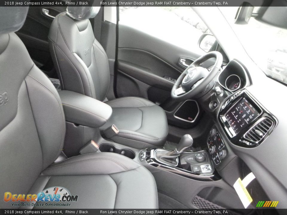 2018 Jeep Compass Limited 4x4 Rhino / Black Photo #10