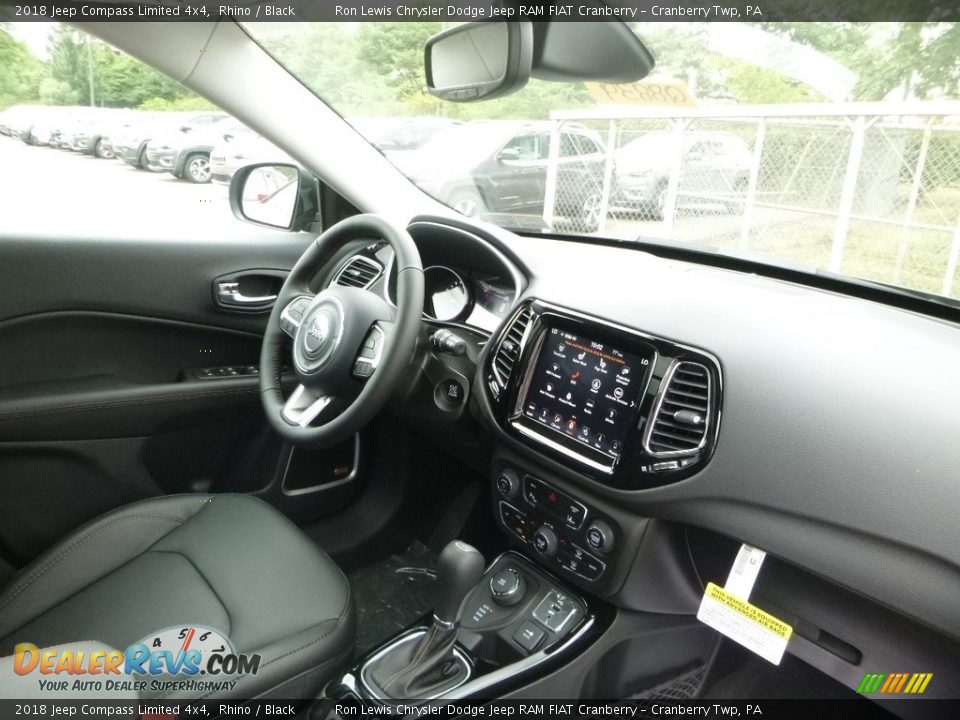 2018 Jeep Compass Limited 4x4 Rhino / Black Photo #11