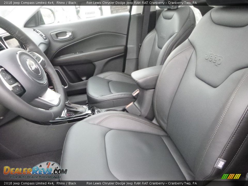2018 Jeep Compass Limited 4x4 Rhino / Black Photo #15